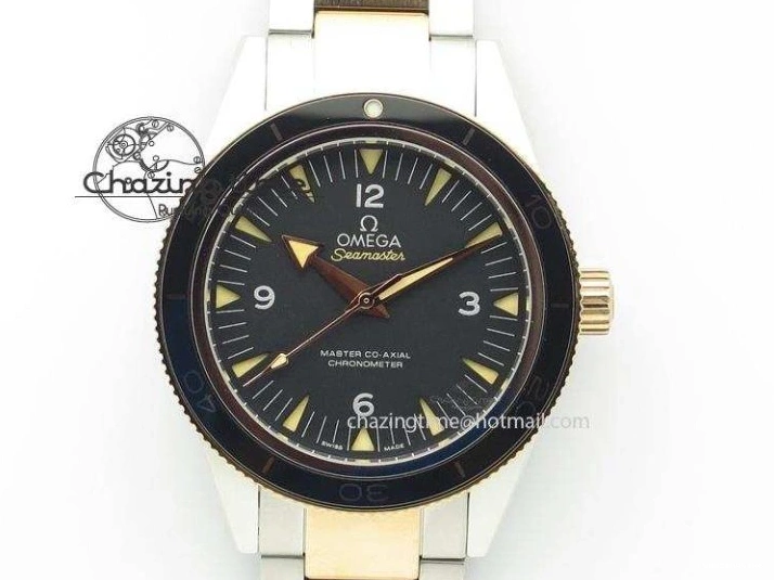 0812 De Ville Chronograph SS OMF 1:1 Best Edition Black Dial On Black Leather Strap A Fashionable 8109